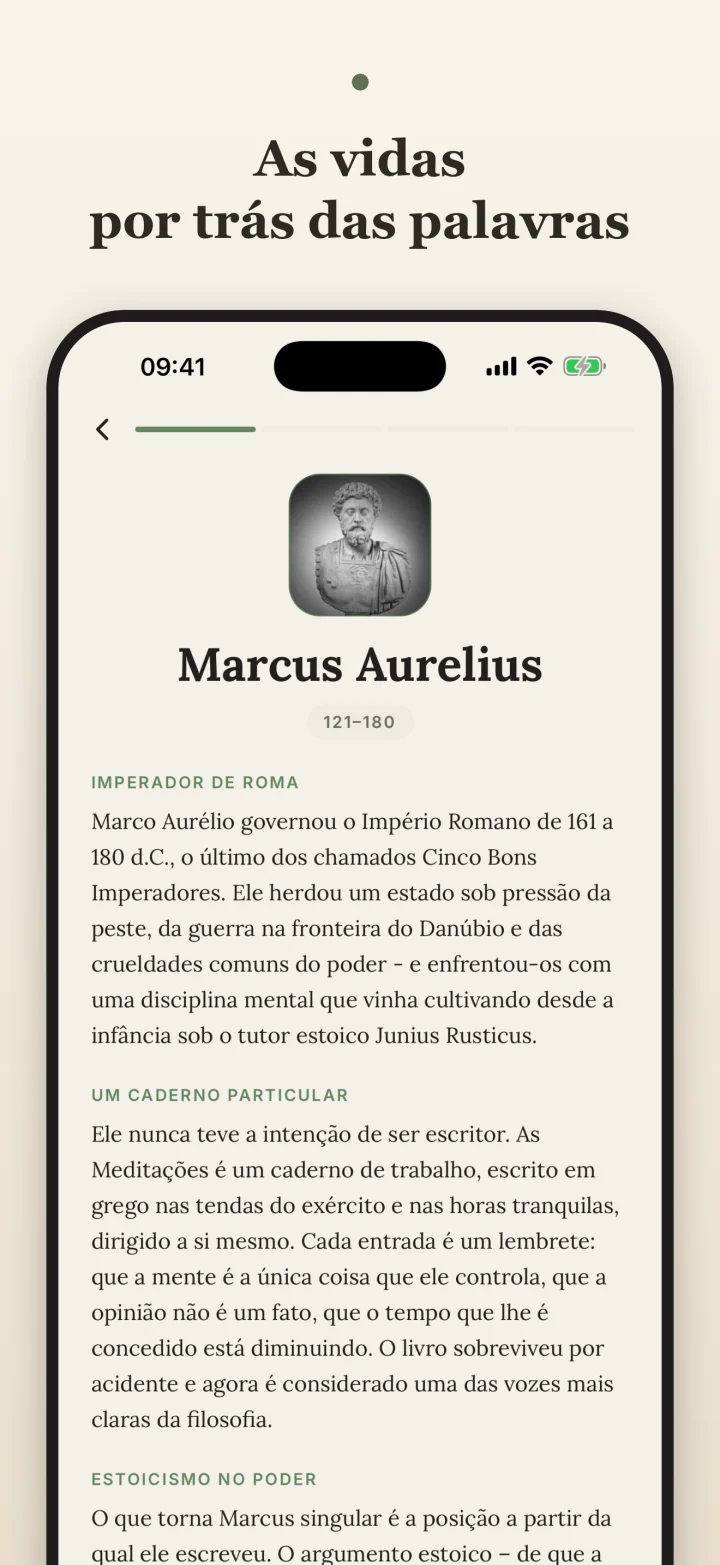 Captura de biografia no Adage